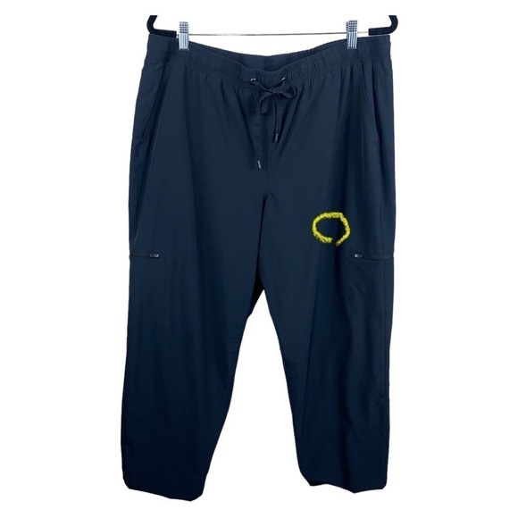 Talbots Women’s Athleisure Black Pull-On Lightweight Red Plaid Lined Pants Sz XL - Picture 10 of 11